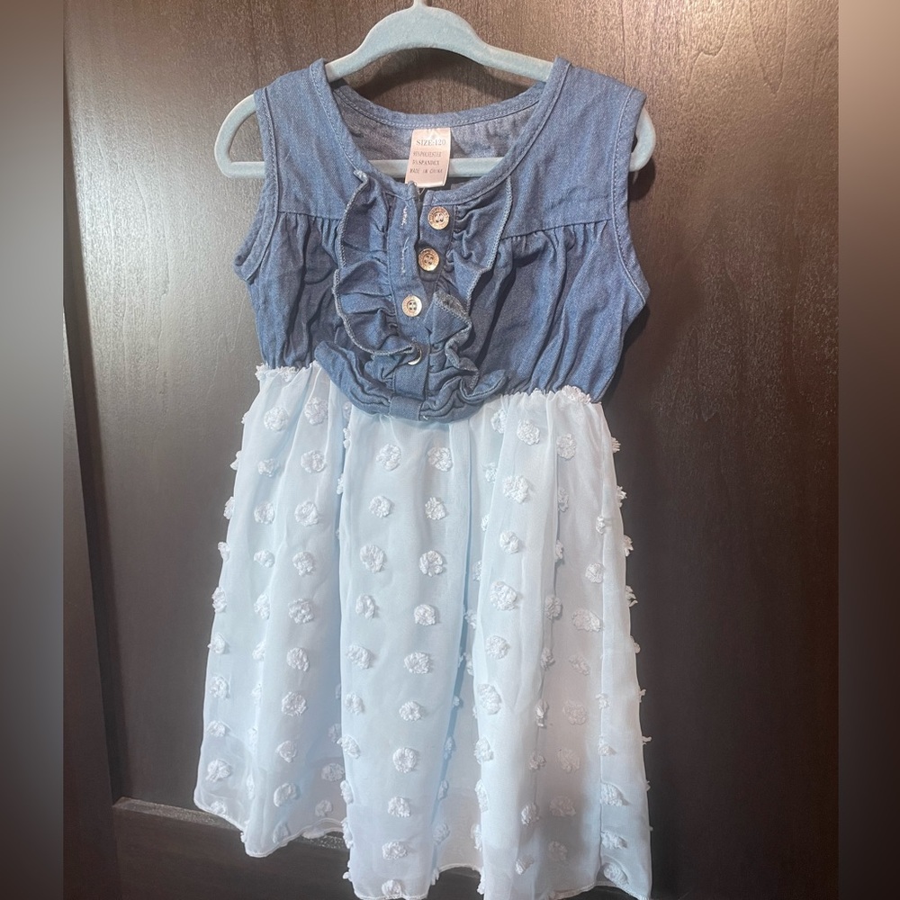 Toddler girls sleeveless dress